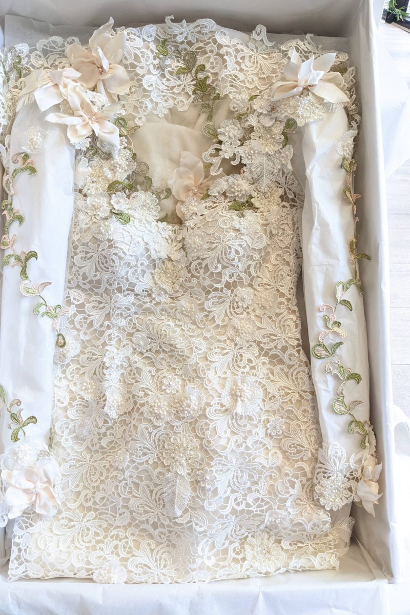 wedding dress cleaning